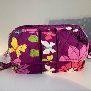 Vera Bradley Purple Floral Crossbody Purse (New with tags)